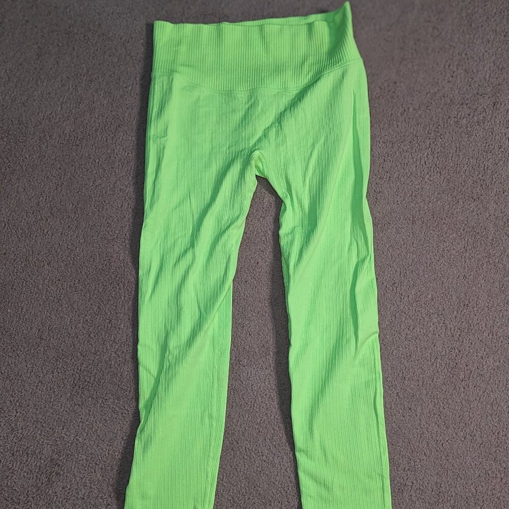 Ladies Lime green workout leggings